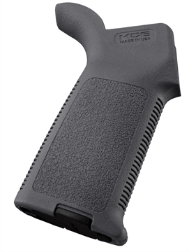 Picture of Magpul MAG415-GRY MOE Grip Aggressive Textured Gray Polymer for AR-15, AR-10, M4, M16, M110, SR25 MAG415GRY