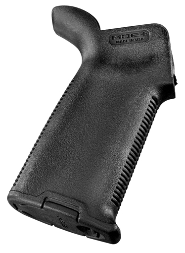 Picture of Magpul MAG416-BLK MOE+ Grip Black Polymer w/OverMolded Rubber Textured Finish Fits AR-15/AR-10/M16/M4/M110/SR25 MAG416BLK