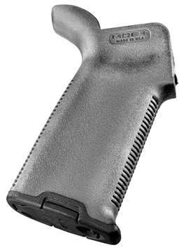 Picture of Magpul MOE+ Grip Gray Textured Polymer w/Rubber Overmold, Fits AR-15/AR-10/M16/M4/M110/SR25 MAG416GRY