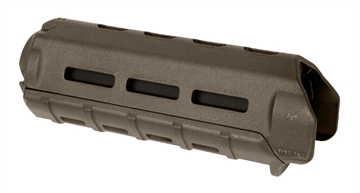 Picture of Magpul Industries MOE M-LOK Handguard, Fits AR-15, Carbine Length, Polymer Construction, Features M-LOK Slots, Olive Drab Green MAG424-ODG MAG424ODG