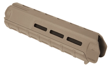 Picture of Magpul Industries MOE M-LOK Handguard, Fits AR-15, Mid Length, Polymer Construction, Features M-LOK Slots, Flat Dark Earth MAG426-FDE MAG426FDE