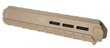 Picture of Magpul Industries MOE M-LOK Handguard, Fits AR-15, Rifle Length, Polymer Construction, Features M-LOK Slots, FDE MAG427-FDE MAG427FDE