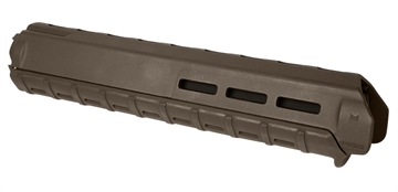 Picture of Magpul Industries MOE M-LOK Handguard, Fits AR-15, Rifle Length, Polymer Construction, Features M-LOK Slots, OD Green MAG427-ODG MAG427ODG