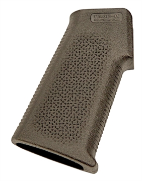 Picture of Magpul MAG438-ODG MOE-K Grip Aggressive Textured OD Green Polymer for AR-15, AR-10, M4, M16, M110, SR25 MAG438ODG