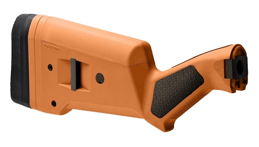 Picture of Magpul MAG460-ORG SGA Stock Fixed Orange Synthetic for Remington 870 12 GA MAG460ORG