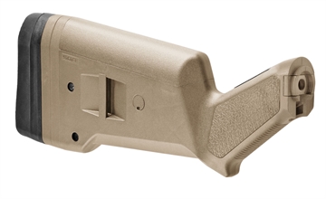Picture of Magpul MAG490-FDE SGA Shotgun Stock Fixed Flat Dark Earth Synthetic for Mossberg 500, 590, 590A1 12 GA MAG490FDE