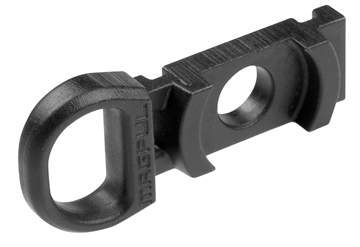 Picture of Magpul MAG492-BLK SGA Receiver Sling Mount made of Steel with Melonite Black Finish for Mossberg 500, 590 & 590A1 with Magpul SGA Stock MAG492BLK