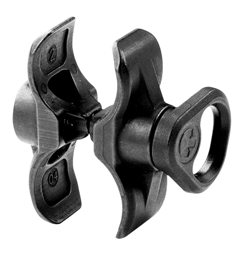 Picture of Magpul Industries Forward Sling Mount, Dedicated Fit For Mossberg 590A1 Models With Factory Extended Magazine Tube And Will Not Fit Other Mossberg Models, Melonite Treated Steel, Black MAG493-BLK MAG493BLK