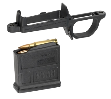 Picture of Magpul Industries Bolt Action Magazine Well For Hunter 700 Stock, Includes (1) PMAG 5 7.62 AC, Designed Specifically For The Hunter 700 Stock And All Short Action Caliber AICS (Accuracy International Chassis Systems) Pattern Magazines, Black MAG497-BLK MAG497BLK