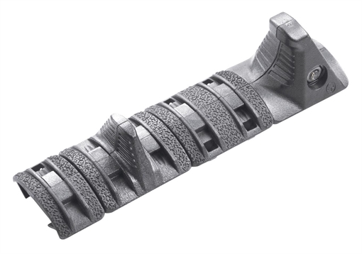 Picture of Magpul Industries XTM Hand Stop Kit, Fits Picatinny Rail, Kit Includes One Hand Stop, One Index Panel, One Full XTM Enhanced Panel, And One XTM Enhanced Half Panel, Gray MAG511-GRY MAG511GRY