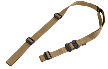 Picture of Magpul Industries MS1 Sling, Fits AR Rifles, 1 or 2 Point Sling, Coyote Brown MAG513-COY MAG513COY