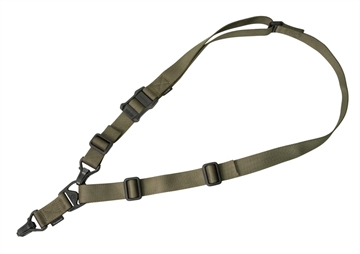 Picture of Magpul MS3 Gen2 Sling Ranger Green Nylon 48"-60" OAL Adjustable One-Two Point Rifle MAG514RGR