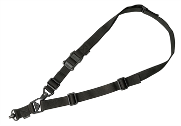 Picture of Magpul MS3 Single QD Sling GEN2 Black Nylon 48"-60" OAL Adjustable One-Two Point Rifle MAG515BLK
