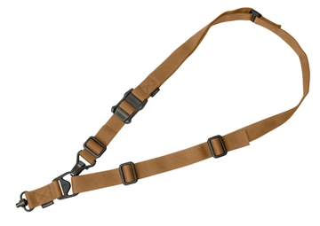 Picture of Magpul MS3 Single QD Sling GEN2 Coyote Tan Nylon 48"-60" OAL Adjustable One-Two Point Rifle MAG515COY