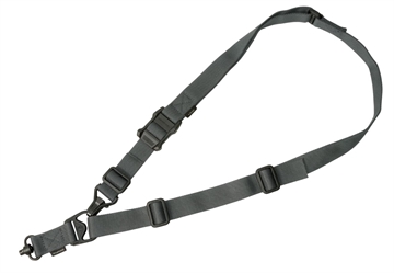 Picture of Magpul MS3 Single QD Sling GEN2 Gray Nylon 48"-60" OAL Adjustable One-Two Point Rifle MAG515GRY