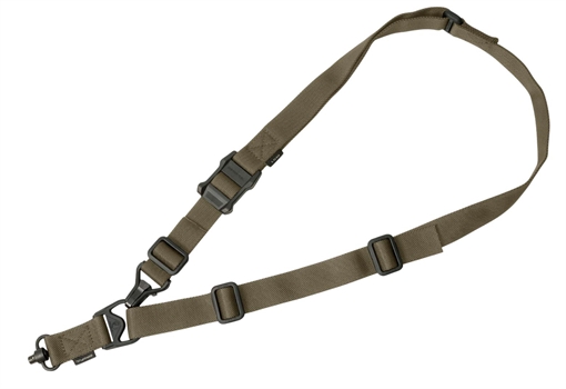 Picture of Magpul MS3 Single QD Sling GEN2 Ranger Green Nylon 48"-60" OAL Adjustable One-Two Point Rifle MAG515RGR