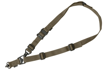Picture of Magpul MS3 Single QD Sling GEN2 Ranger Green Nylon 48"-60" OAL Adjustable One-Two Point Rifle MAG515RGR