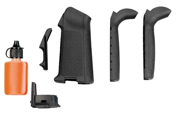Picture of Magpul MAG520-BLK MIAD Type 1 Gen 1.1 Grip Kit Aggressive Textured Polymer Black for AR Platform MAG520BLK