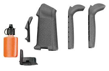 Picture of Magpul MAG520-GRY MIAD Type 1 Gen 1.1 Grip Kit Polymer Aggressive Textured Gray for AR Platform MAG520GRY