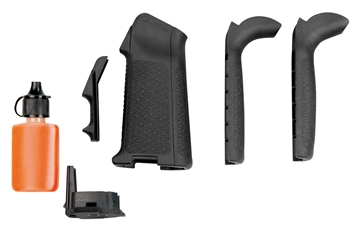 Picture of Magpul MAG521-BLK MIAD Type 2 Gen 1.1 Grip Kit Polymer Aggressive Textured Black for AR Platform MAG521BLK