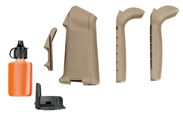 Picture of Magpul MAG521-FDE MIAD Type 2 Gen 1.1 Grip Kit Polymer Aggressive Textured Flat Dark Earth for AR Platform MAG521FDE