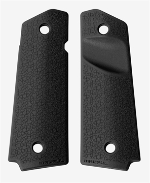 Picture of Magpul Industries MOE 1911 Grip Panels, Fits Full Size 1911s, Magazine Release Cut Out, Black MAG524-BLK MAG524BLK