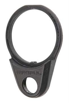 Picture of Magpul MAG529-BLK ASAP Sling Attachment Quick Detach AR-15/M4 Compatible w/ Mil-Spec & Commercial Buffer Tubes Black Steel Ambidextrous MAG529BLK