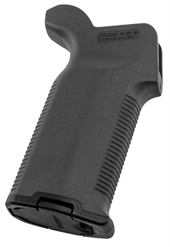 Picture of Magpul MAG532-BLK MOE-K2+ Grip Black Polymer with OverMolded Rubber Textured Finish Fits AR-15/AR-10/M4/M16/M110/SR25 MAG532BLK