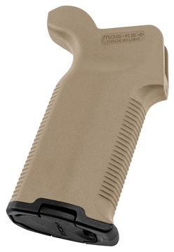 Picture of Magpul MAG532-FDE MOE-K2+ Grip Flat Dark Earth Polymer with OverMolded Rubber for AR-15, AR-10, M4, M16, M110, SR25 MAG532FDE