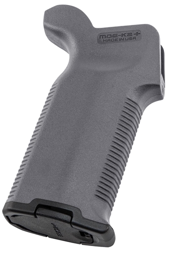 Picture of Magpul MAG532-GRY MOE-K2+ Grip Gray Polymer for AR-15, AR-10, M4, M16, M110, SR25 MAG532GRY