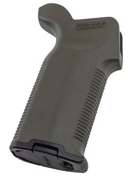 Picture of Magpul MAG532-ODG MOE-K2+ Grip OD Green Polymer for AR-15, AR-10, M4, M16, M110, SR25 MAG532ODG