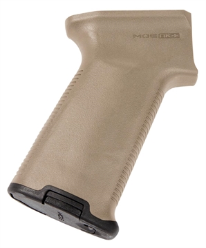 Picture of Magpul MAG537-FDE MOE+ Grip Flat Dark Earth Polymer with OverMolded Rubber for AK-47, AK-74 MAG537FDE
