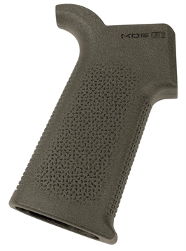 Picture of Magpul MAG539-ODG MOE SL Grip Aggressive Textured OD Green Polymer for AR-15, AR-10, M4, M16, M110, SR25 MAG539ODG