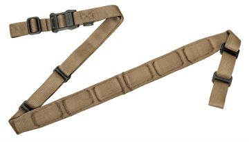 Picture of Magpul Industries MS1 Padded Sling, Fits AR Rifles, 1 or 2 Point Sling, Coyote Brown MAG545-COY MAG545COY