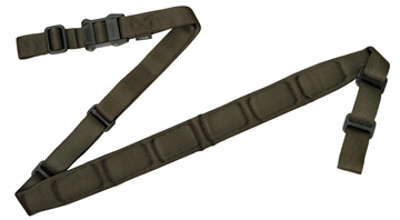 Picture of Magpul Industries MS1 Padded Sling, Fits AR Rifles, 1 or 2 Point Sling, Ranger Green MAG545-RGR MAG545RGR