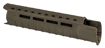 Picture of Magpul Industries MOE Slim Line Handguard, Fits AR-15, Mid Length, Polymer Construction, Features M-LOK Slots, Olive Drab Green MAG551-ODG MAG551ODG