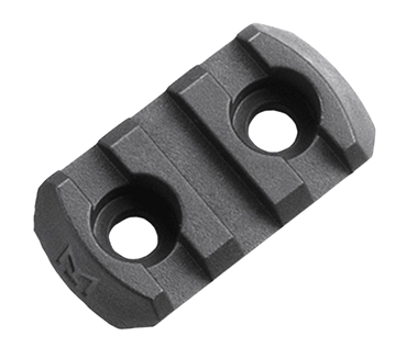 Picture of Magpul Industries M-LOK Rail Section, Fits M-LOK Hand Guard, 3 Slots, Black MAG589-BLK MAG589BLK