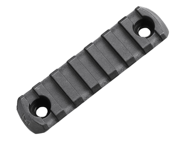 Picture of Magpul Industries M-LOK Rail Section, Fits M-LOK Hand Guard, 7 Slots, Black MAG591-BLK MAG591BLK