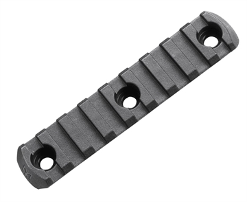Picture of Magpul Industries M-LOK Rail Section, Fits M-LOK Hand Guard, 9 Slots, Black MAG592-BLK MAG592BLK