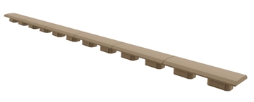 Picture of Magpul Industries M-LOK Rail Cover Type 1, Fits M-LOK Compatible Systems, 9.5" Length Covers 6 M-LOK Slots, Can Be Cut, FDE MAG602-FDE MAG602FDE