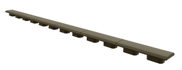 Picture of Magpul Industries M-LOK Rail Cover Type 1, Fits M-LOK Compatible Systems, 9.5" Length Covers 6 M-LOK Slots, Can Be Cut, OD Green MAG602-ODG MAG602ODG