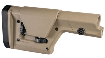 Picture of Magpul Industries PRS GEN3 Precision-Adjustable Stock, Fully Adjustable, Fits AR-15/AR-10, Flat Dark Earth MAG672-FDE MAG672FDE