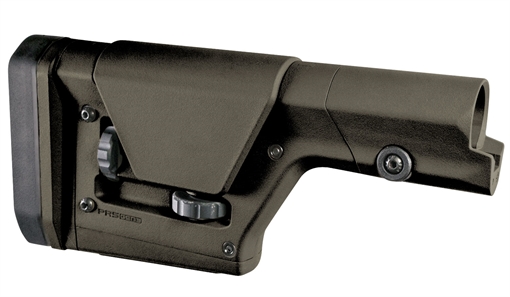 Picture of Magpul Industries PRS GEN3 Precision-Adjustable Stock, Fully Adjustable, Fits AR-15/AR-10, Olive Drab Green MAG672-ODG MAG672ODG