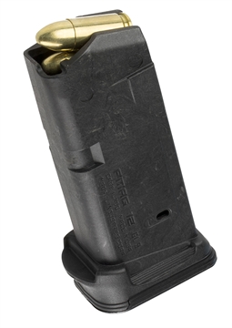 Picture of Magpul MAG674BLK PMAG 12 GL9 Rifle Magazine Black For Glock Model 26 9mm Luger 12/rd MGMPI674BLK