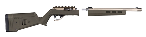 Picture of Magpul MAG760-ODG Hunter X-22 Stock Fixed w/Adjustable Comb OD Green Synthetic for Ruger 10/22 Takedown MAG760ODG