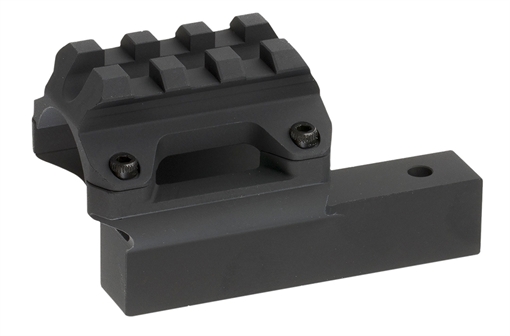 Picture of Magpul Industries Hunter X-22 Backpacker Optics Mount, For Ruger 10/22 Takedown, Black Finish, Barrel Mounted Aluminum Optic Rail, Replaces Factory Takedown Barrel Block MAG799-BLK MAG799BLK