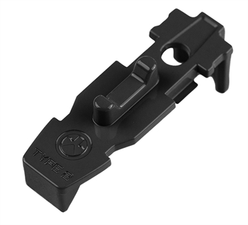 Picture of Magpul MAG804-BLK Tactile Lock-Plate Type 2 Made of Polymer w/ Black Finish & 1/8" Double Ridge for PMAG 10/20/30 AR/M4 GEN M3/AR 300 B GEN M3 Floor Plates/5 Per Pack MAG804BLK
