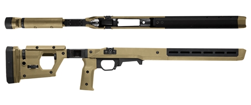 Picture of Magpul MAG997-FDE Pro 700 Stock Fixed w/Aluminum Bedding Flat Dark Earth Synthetic for Remington 700 SA MAG997FDE