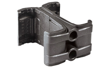 Picture of Magpul MAG595-BLK MagLink Coupler Made of Polymer w/ Black Finish for PMAG 30/40 AR/M4 Mags MAG595BLK