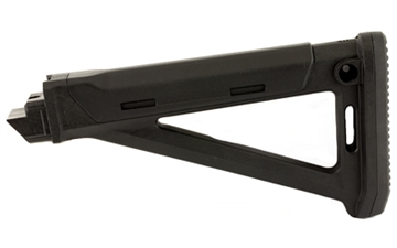 Picture of Magpul Industries MOE AK Stock, Fits AK Variants Except Yugo Pattern or Norinco Type 56S/MAK90 Rifles, Internal Storage Compartment, Rubber Butt-Pad, Rear Sling Mounts, Black MAG616-BLK MAG616BLK